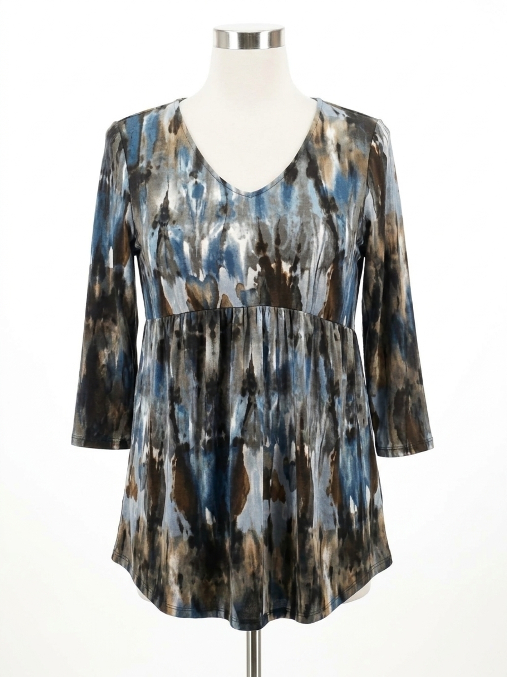 NEW HONEYME sky babydoll top in midnight